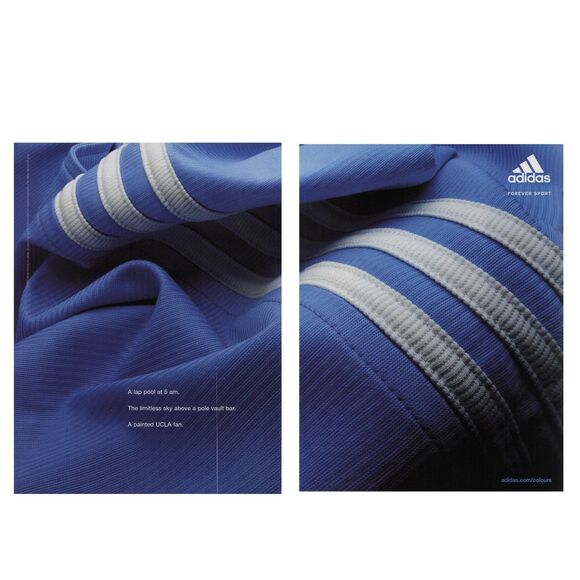 2003 adidas forever sport UCLA swimming pool pole vault Print Ad Pinup Poster - Picture 1 of 3